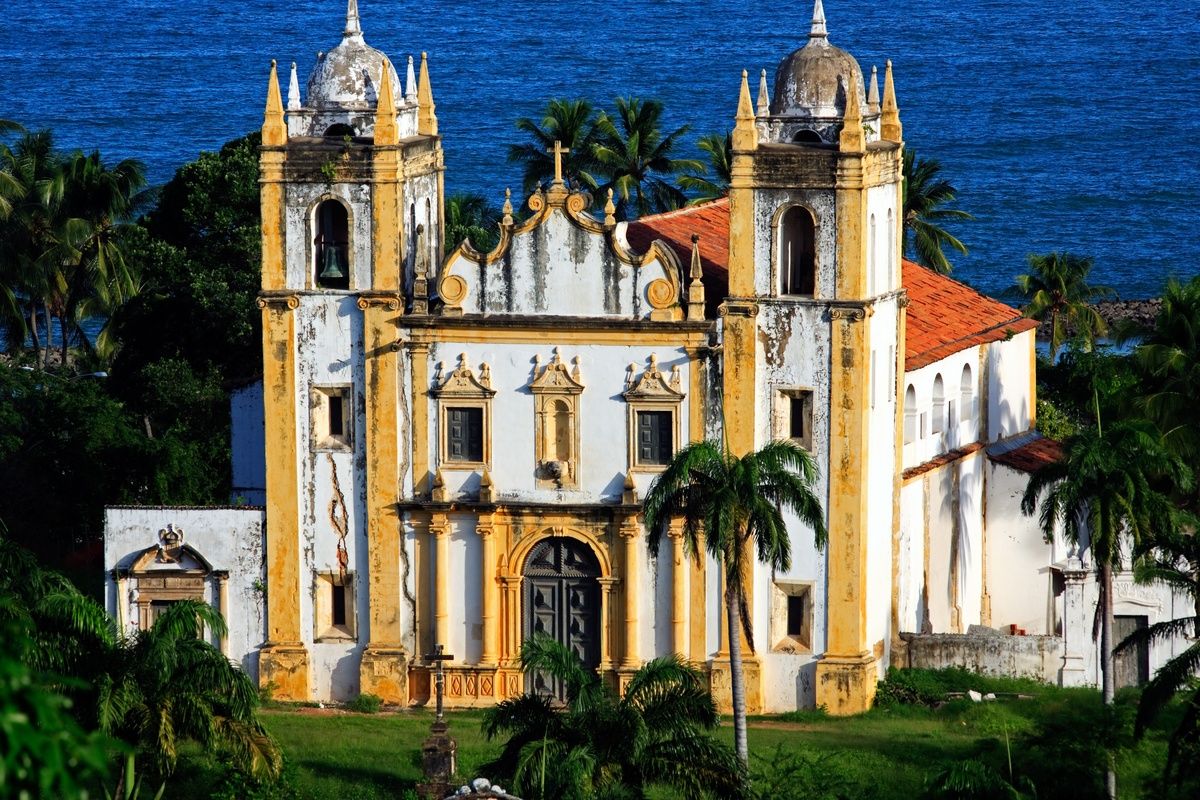 De kerk Carmo in Brazilië