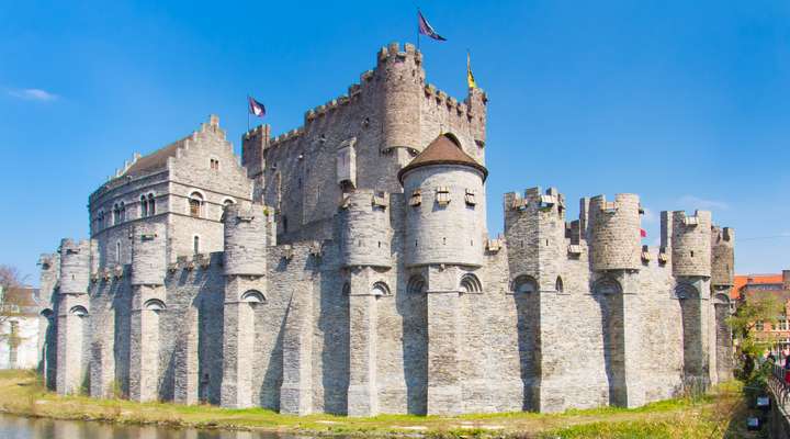 Burcht Gravensteen Gent Belgie