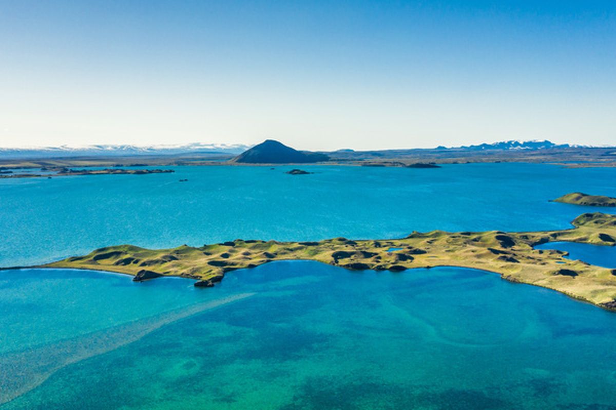 Het Myvatn meer