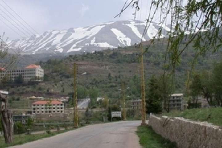 berglandschap Libanon, natuur fietstocht