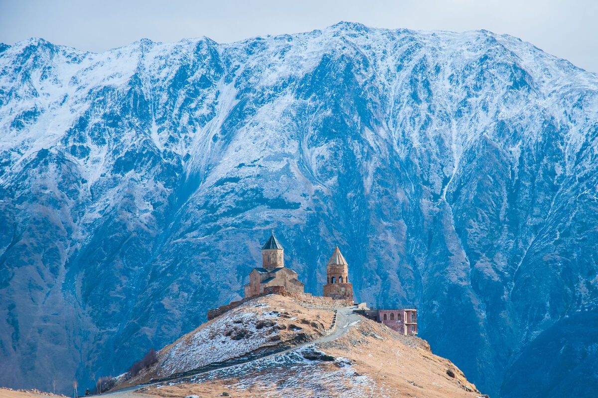 trinity church in Gergeti 