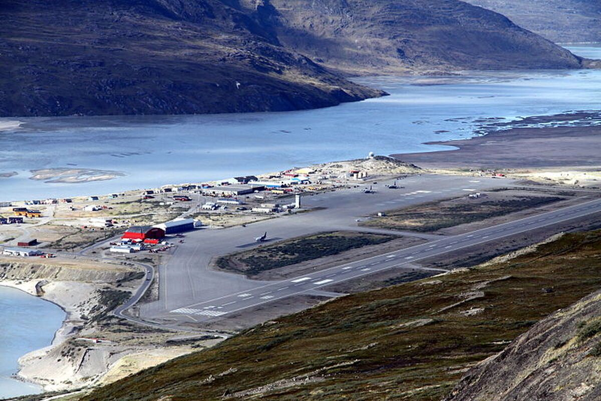 de vliegvelden van Groenland