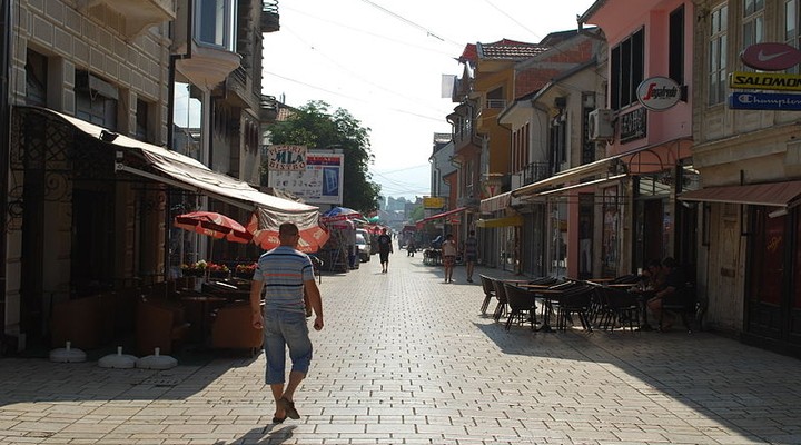Straatje in Struga