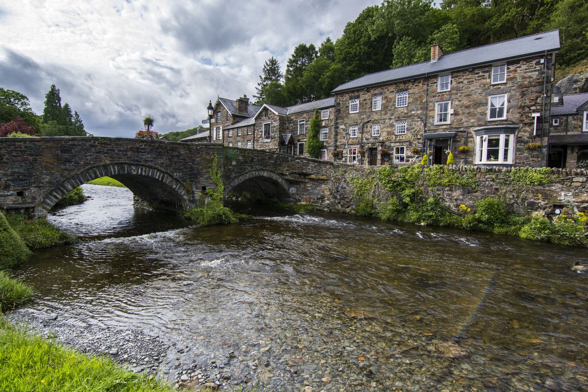 Het dorpje Beddgelert 