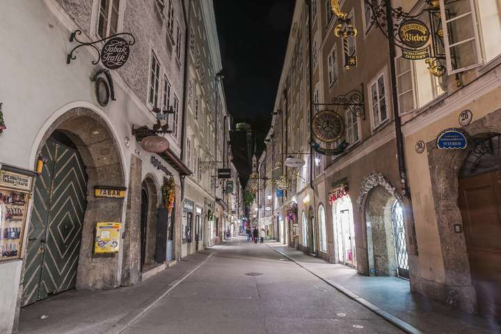 Getreidegasse in Salzburg