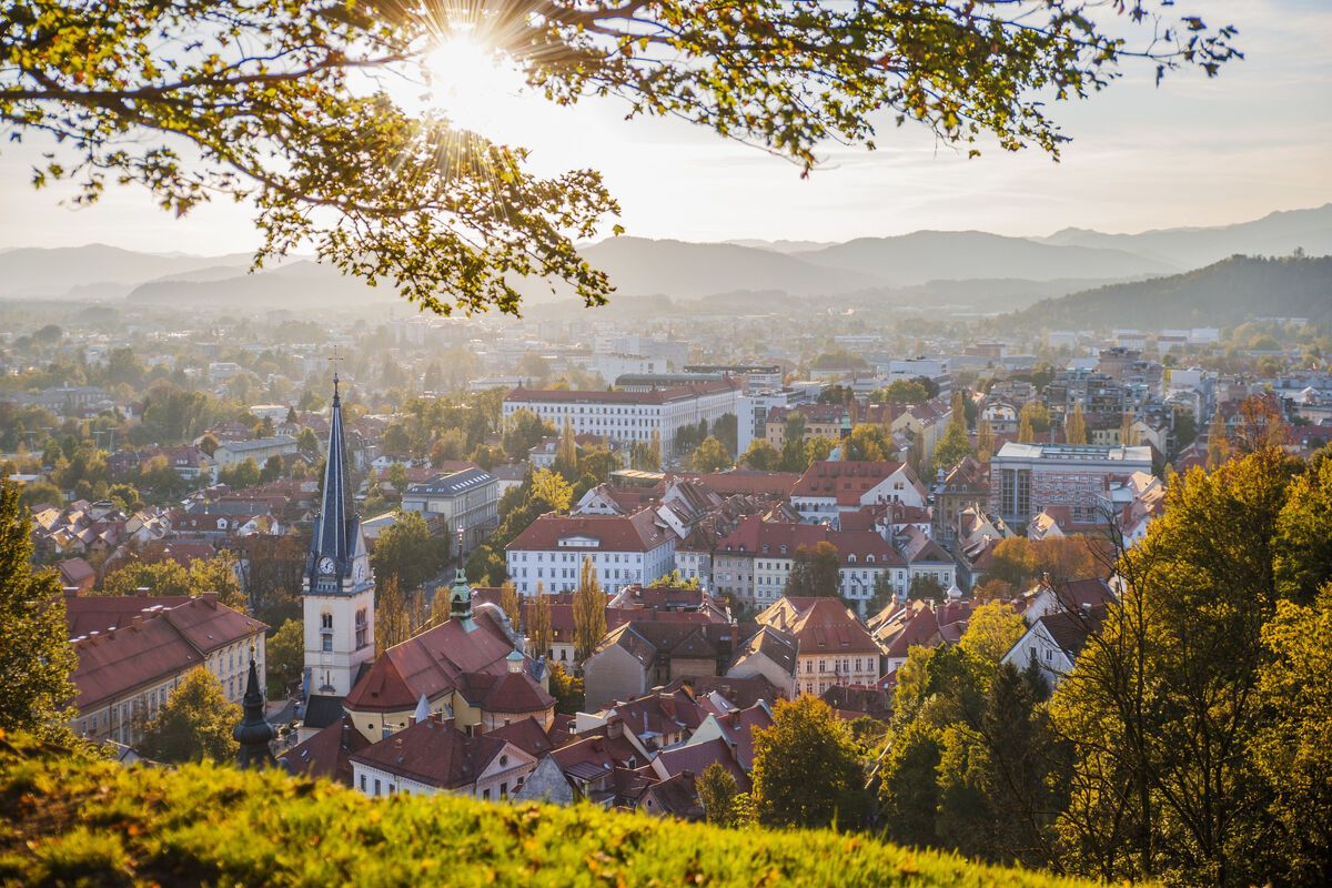 Herfstkleuren in Sloveni�