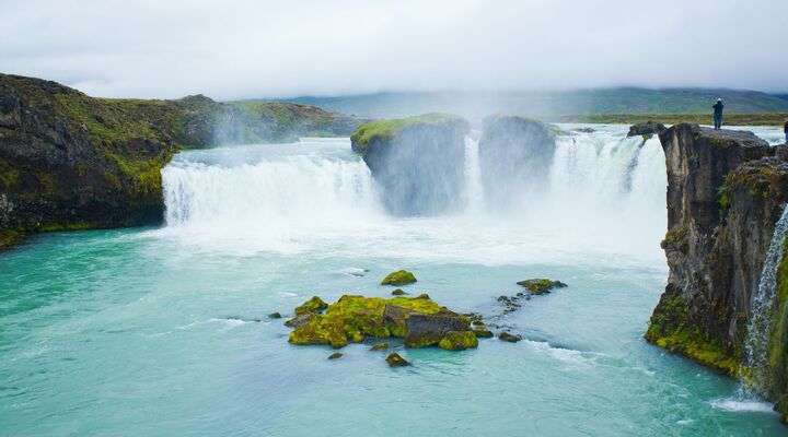 Godafoss Waterval, Noord-IJsland