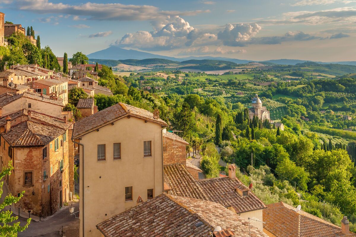 Montepulciano in Toscane