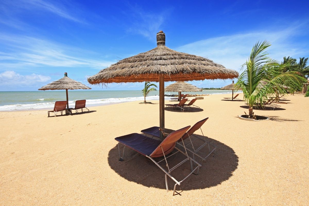Strand in Senegal
