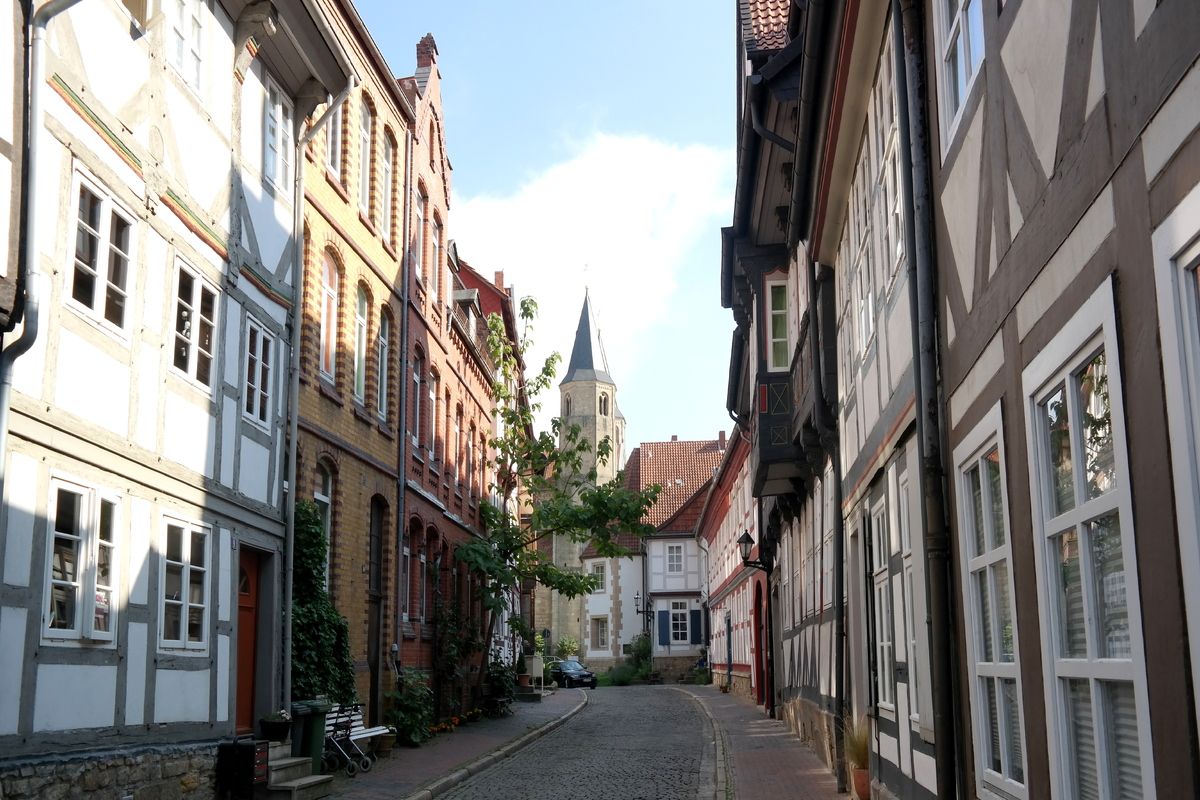 De straten van Hildesheim