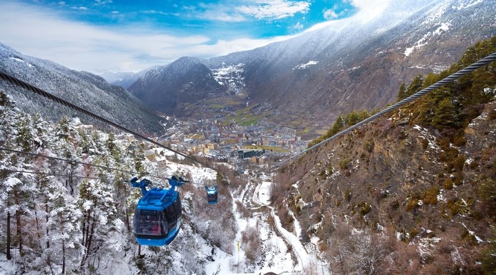 Kabelbaan wintersport Andorra