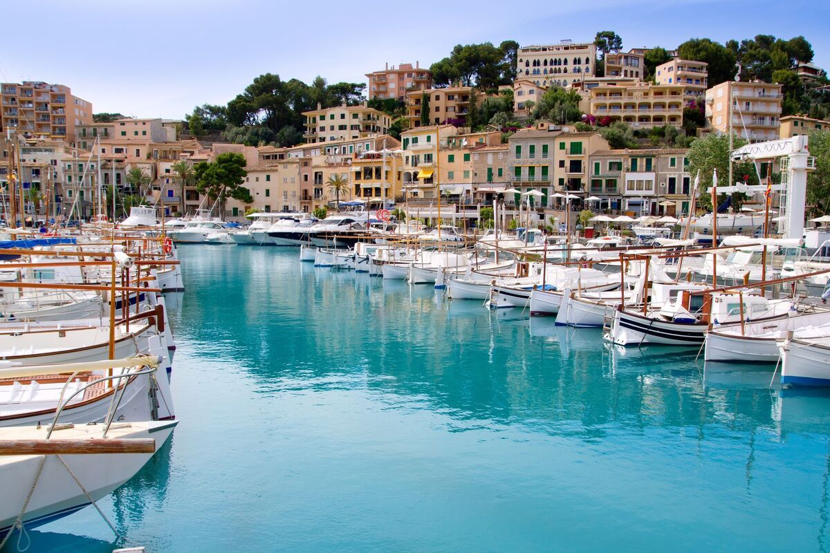 Haven in Puerto de Soller, Mallorca