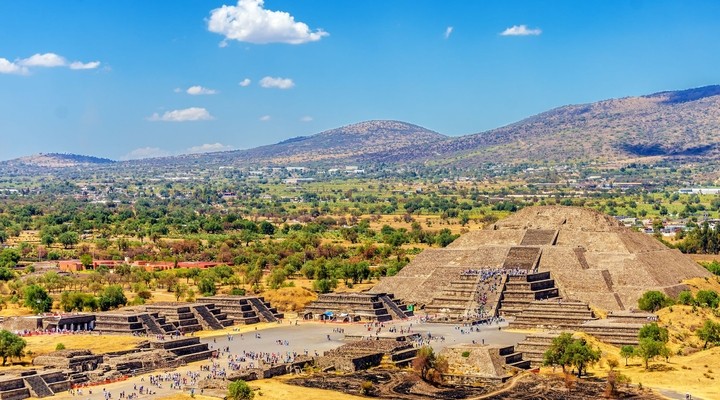 Piramide van de maan in Teotihuacn