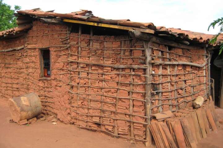 Huisje arme familie Brazilië