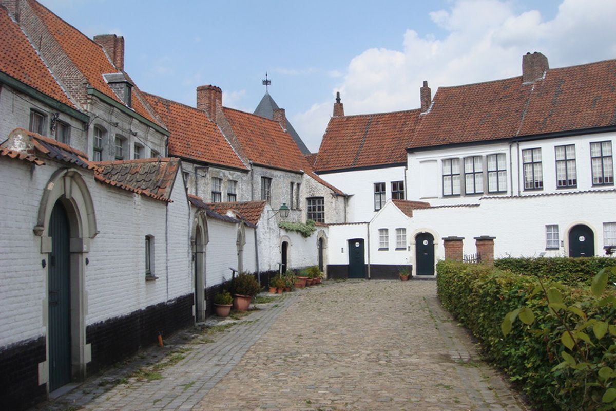 Gebouwen Kortrijk Belgie