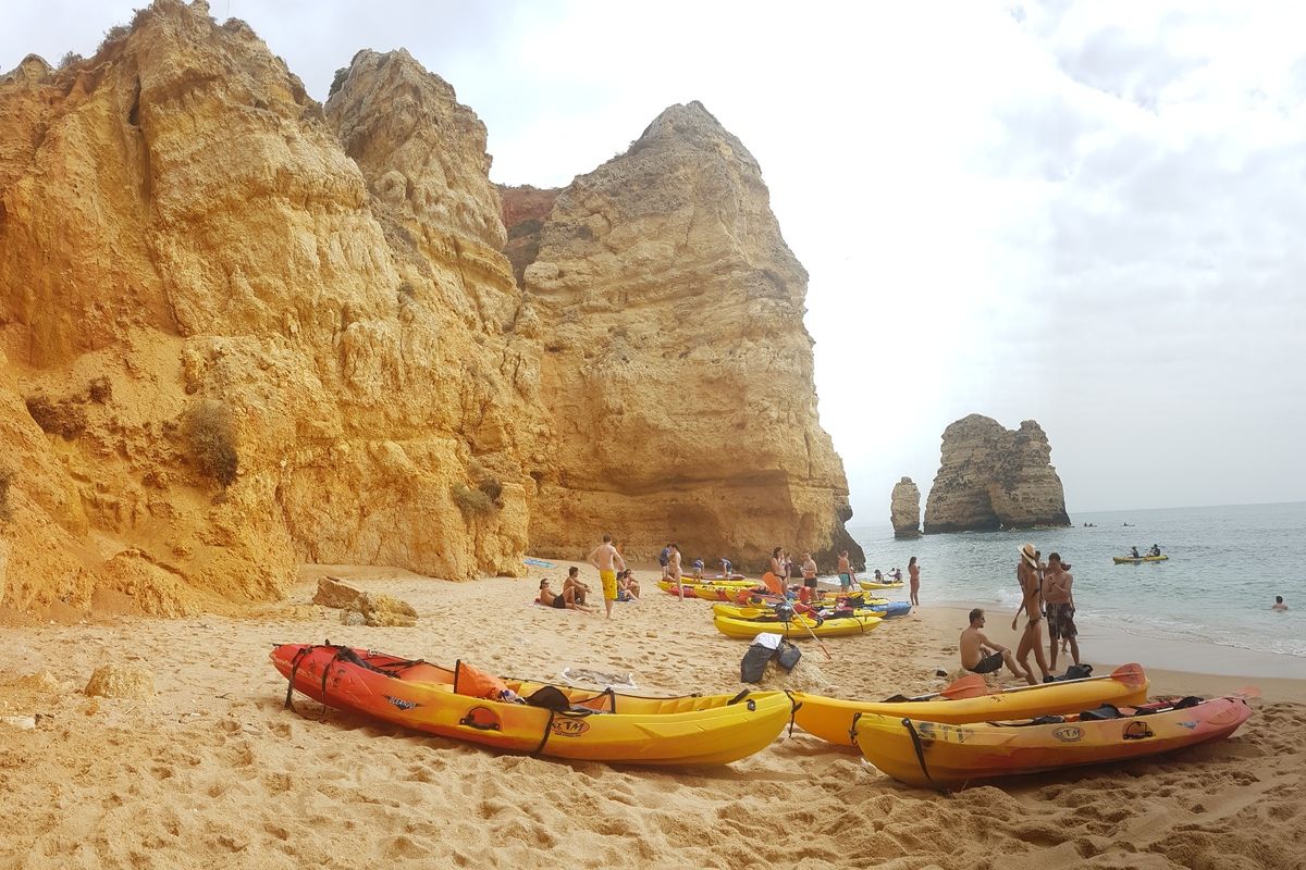 Kajakken in de Algarve