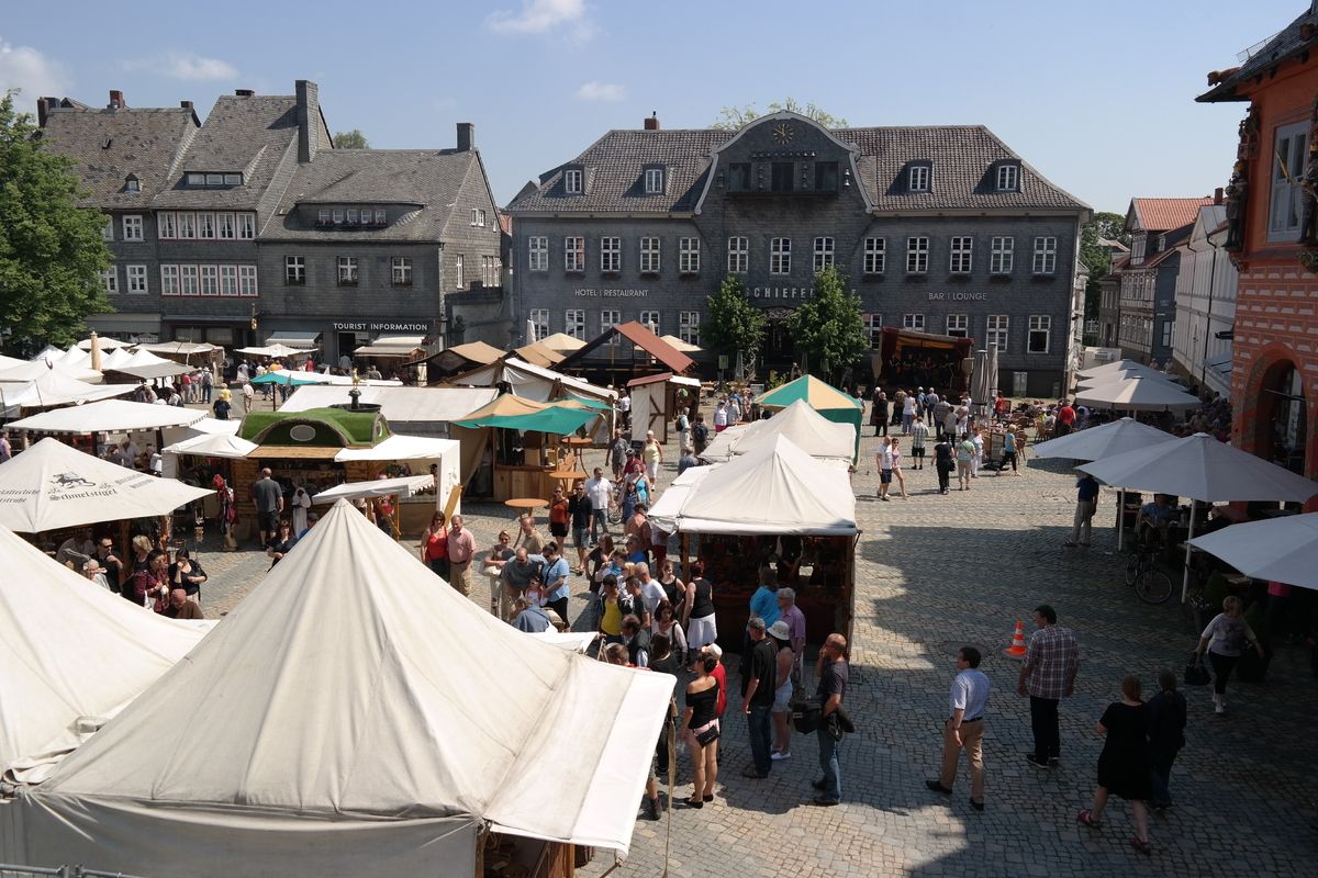 De markt in Goslar