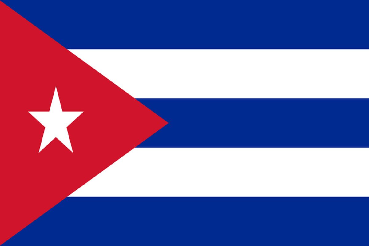 De vlag van Cuba