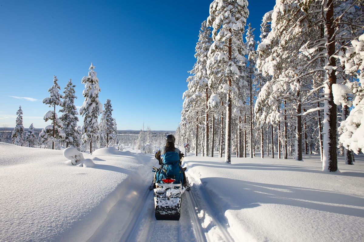 Sneeuwscootertocht in de omgeving van Tromsø