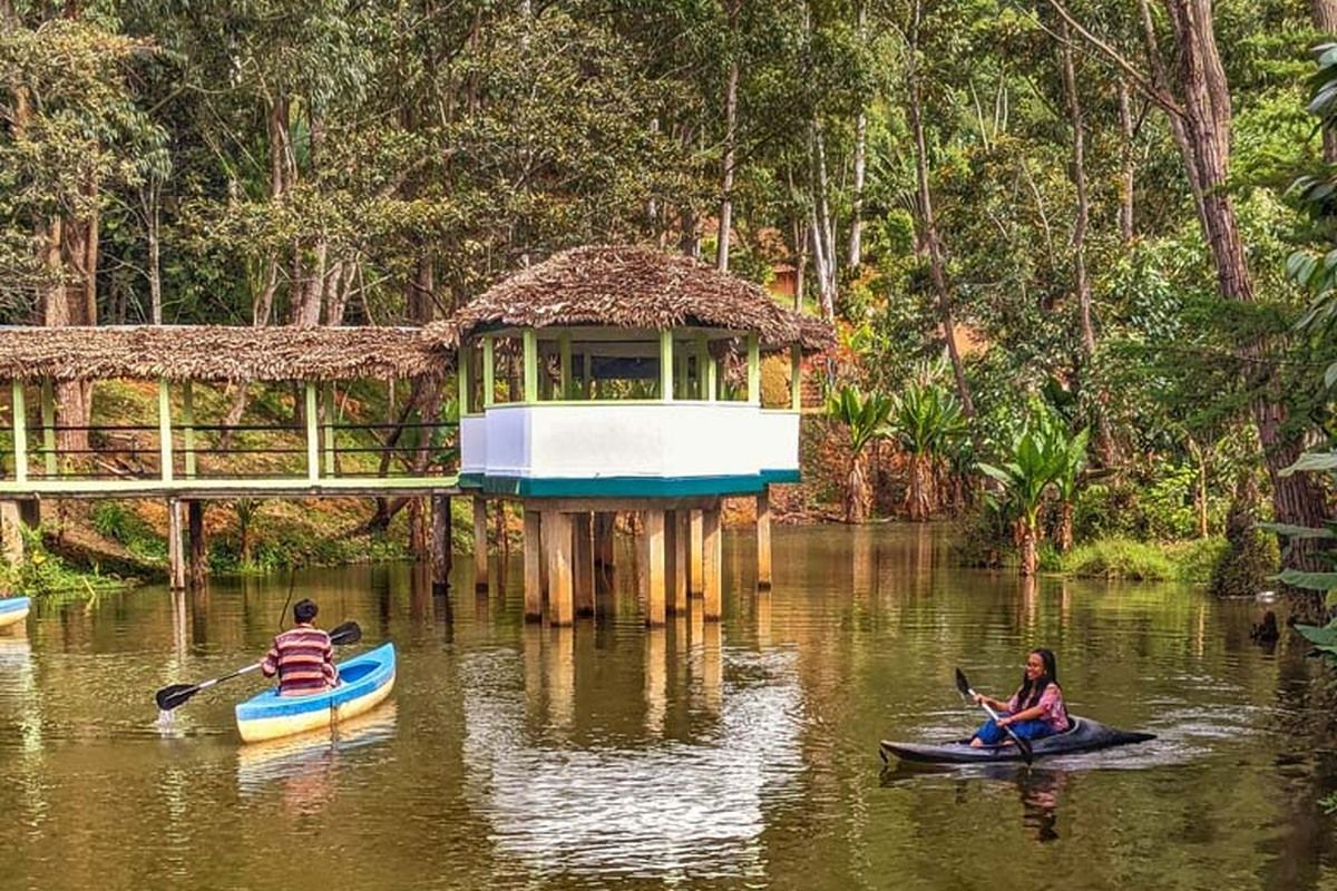 Het is mogelijk om te kajakken