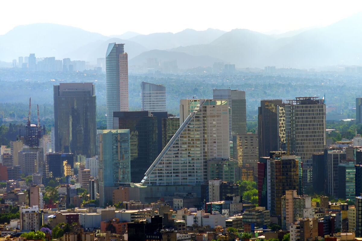 Uitzicht op Mexico-Stad