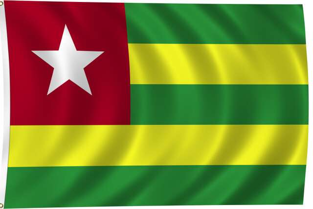 De vlag van Togo
