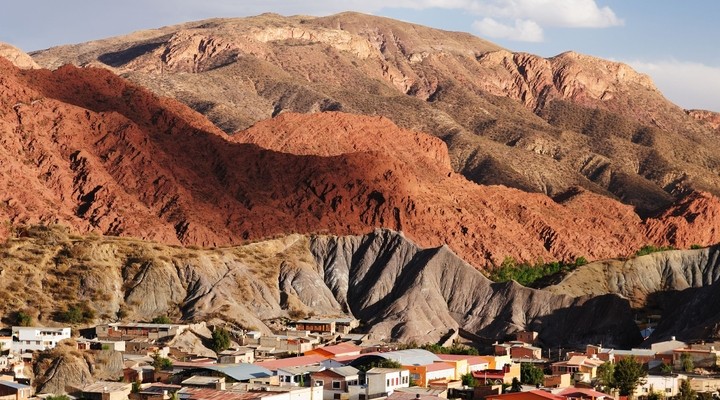 Tupiza is een bergdorp in Bolivia
