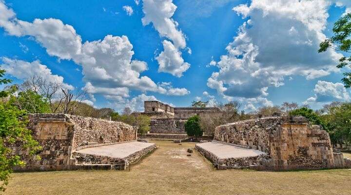 Uxmal, oude Maya-stad, Yucatan, Mexico