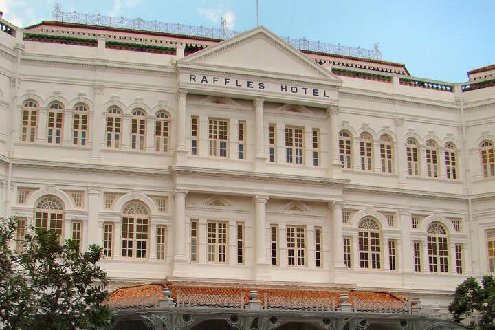 Raffles Hotel in Singapore