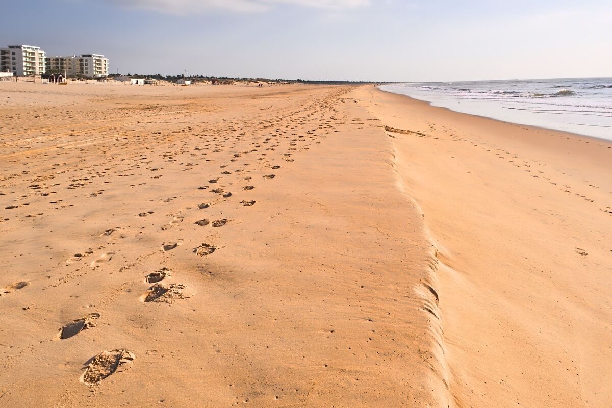 Strand van Monte Gordo, Portugal