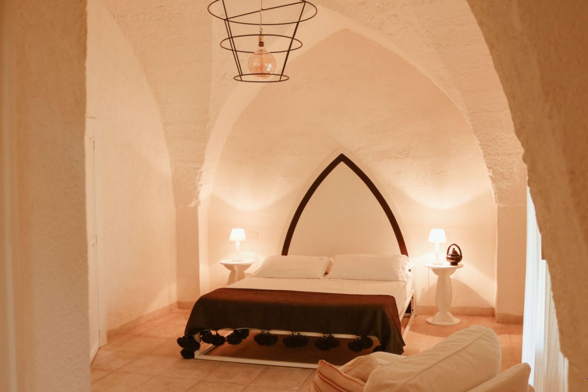 De comfort room in Masseria Li Foggi