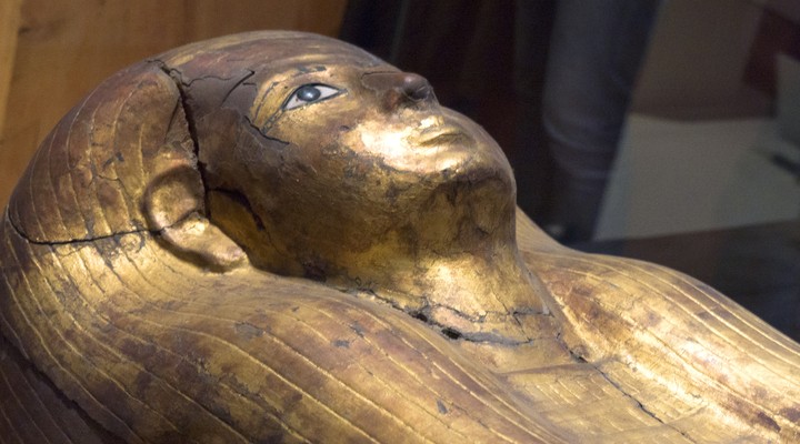 Mummie in het Egyptisch Museum, Caro