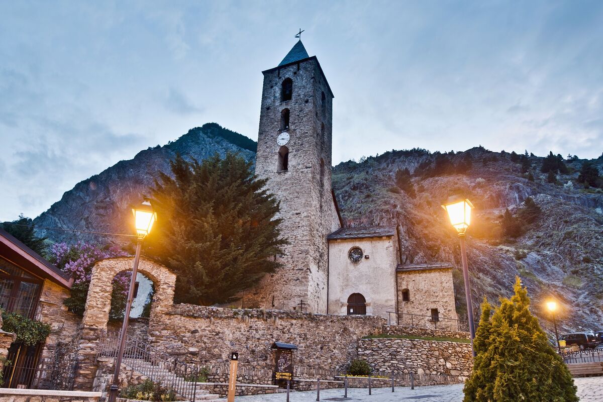 Kerk in Canillo, Andorra