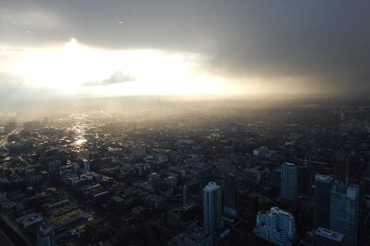 Uitzicht vanuit de CN tower