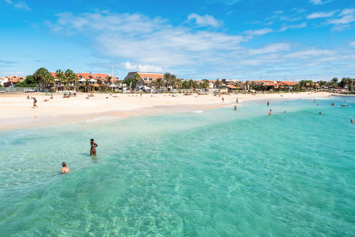 Strand van Santa Maria op Sal