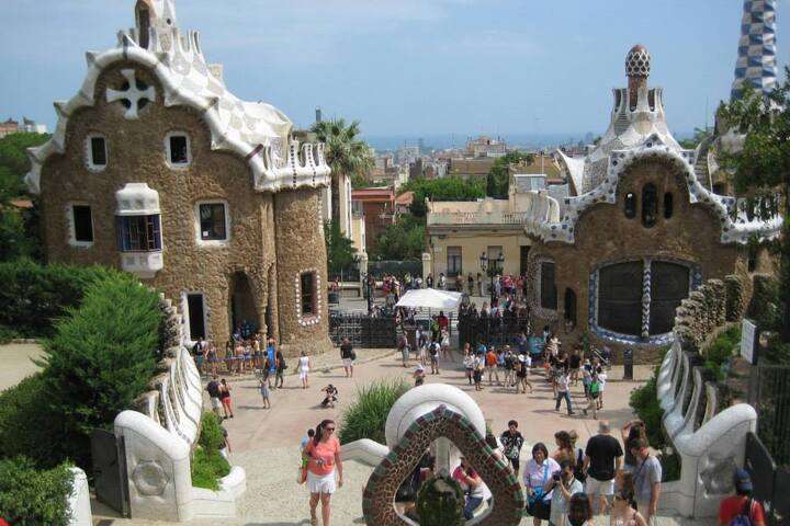 Park Guëll heeft veel mooie mozaïek