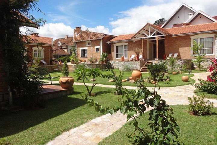 Het mooie Couleur Cafe in Antsirabe