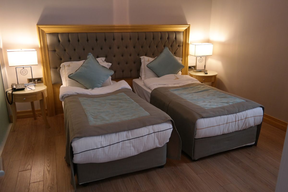 Een van de slaapkamers