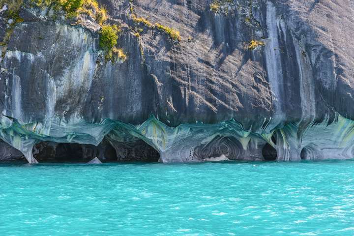 Marble Caves in General Carrera Lake