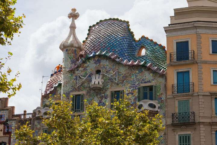 Gevel Casa Batlló in Barcelona