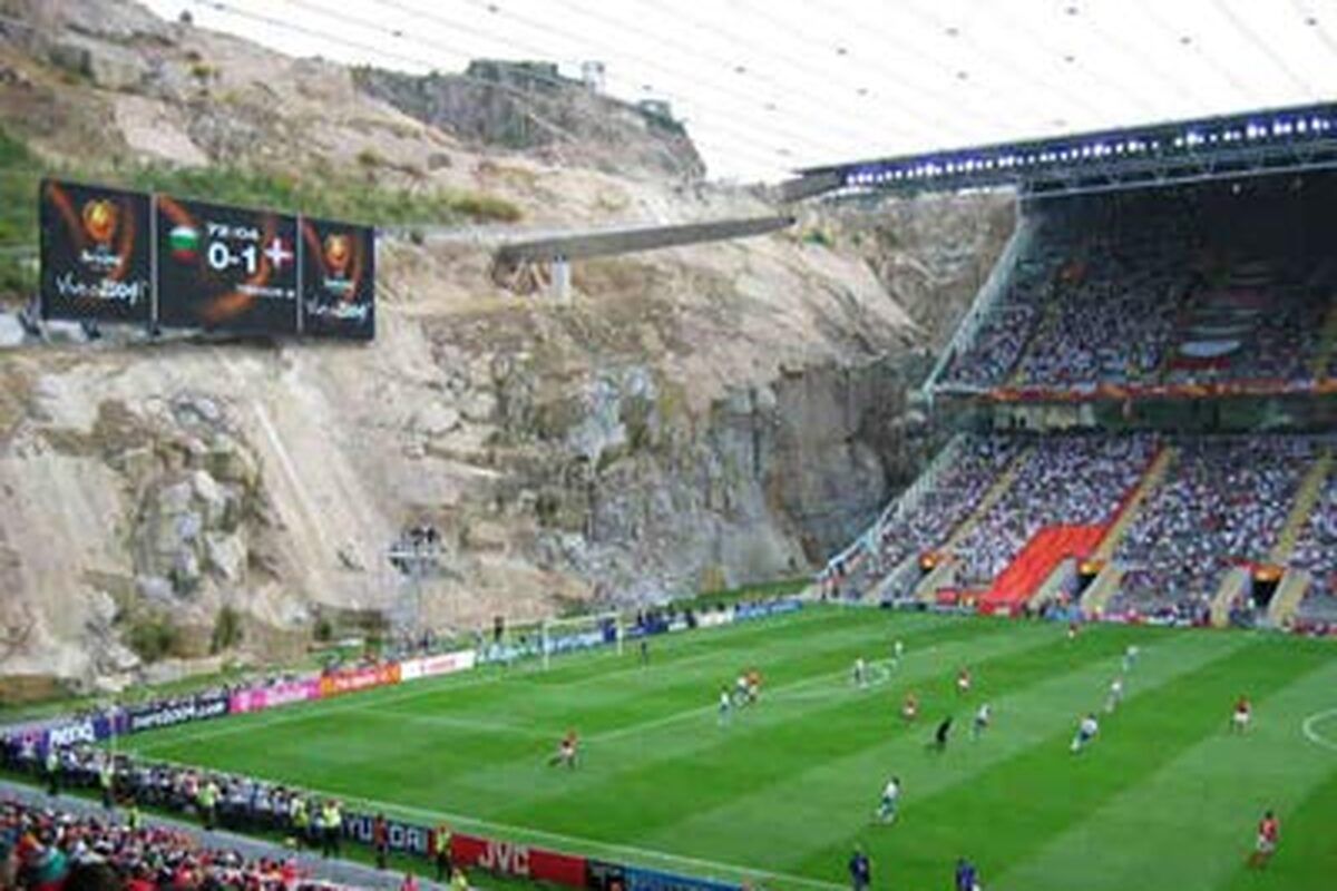 Rocky Stadion in Portugal