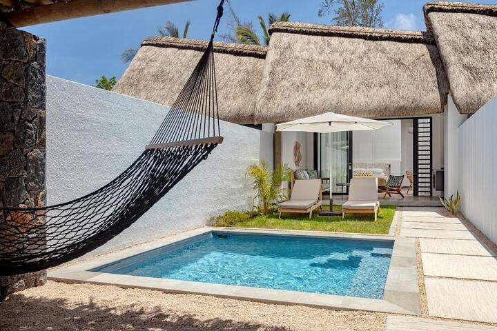 Uw priv tuin wanneer u kiest voor de villa kamer