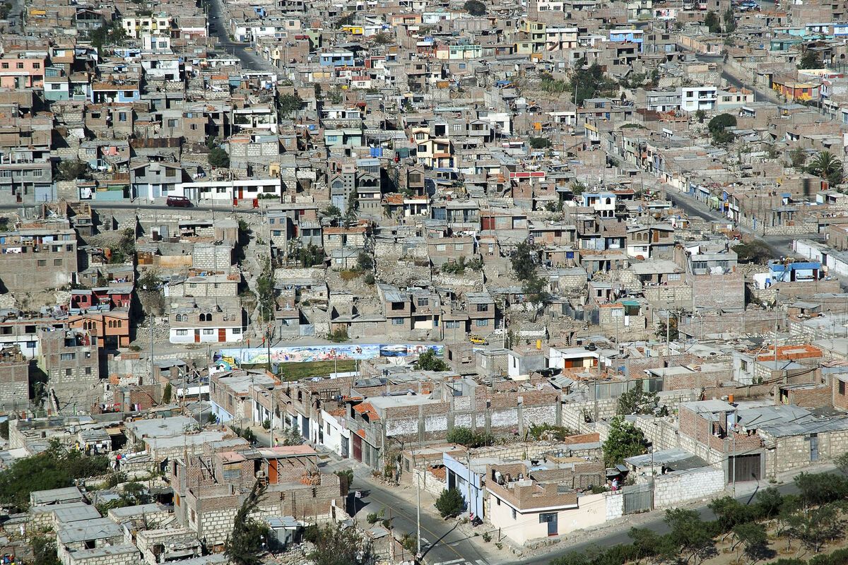 Stadsbeeld Arequipa, Peru