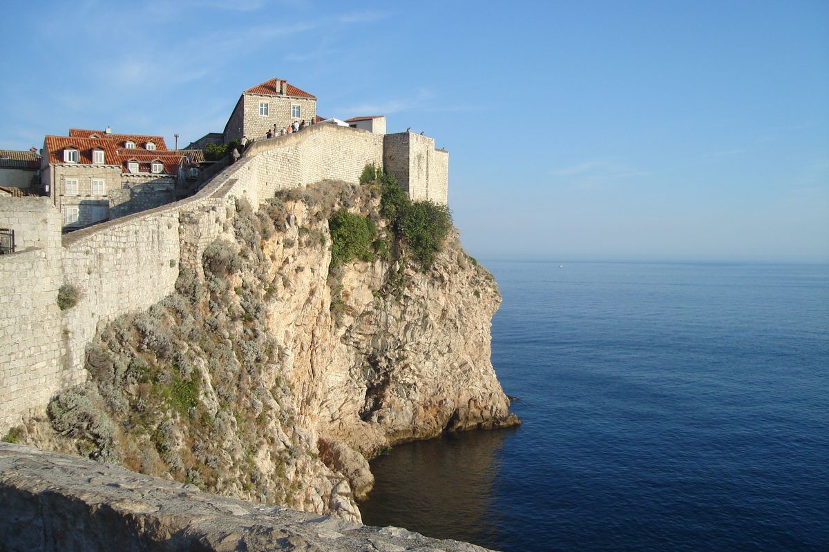 Kroatische kust bij Dubrovnik