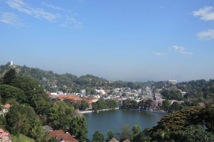 Het meer bij Kandy