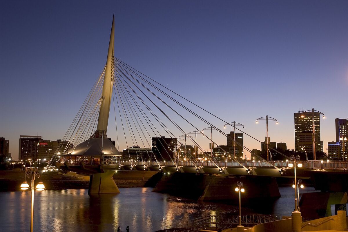 Esplanade Reil Brug Winnipeg