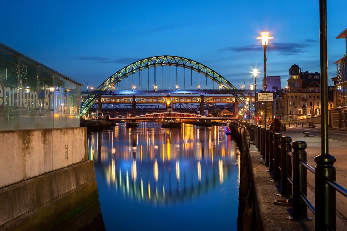 Tyne Bridge Newcastle Engeland