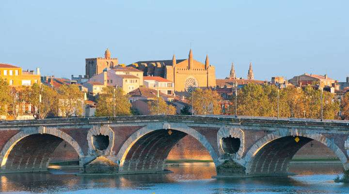 Brug in Toulouse, Frankrijk