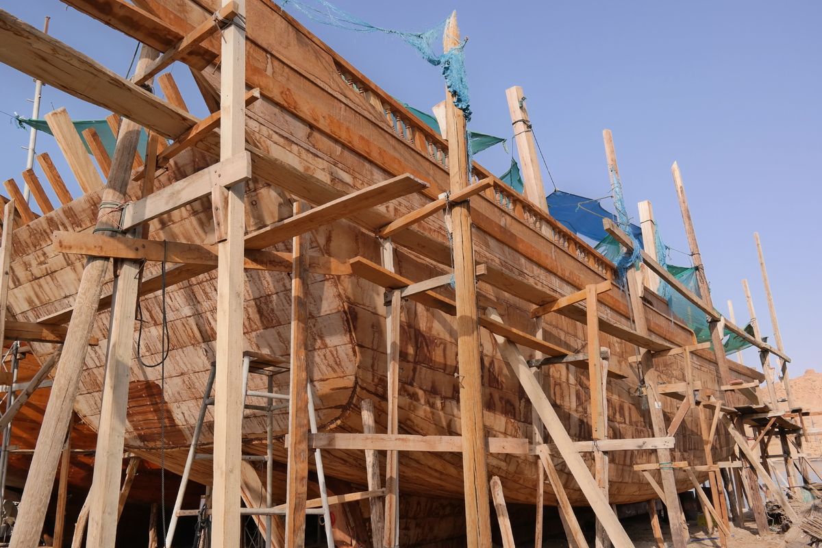 Dhow werf Sur, Oman