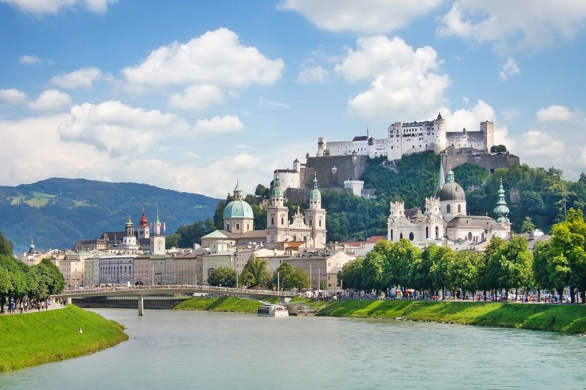 Stadje in het Salzburgerland
